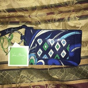 Mediterranean blue Vera Bradley mini wallet